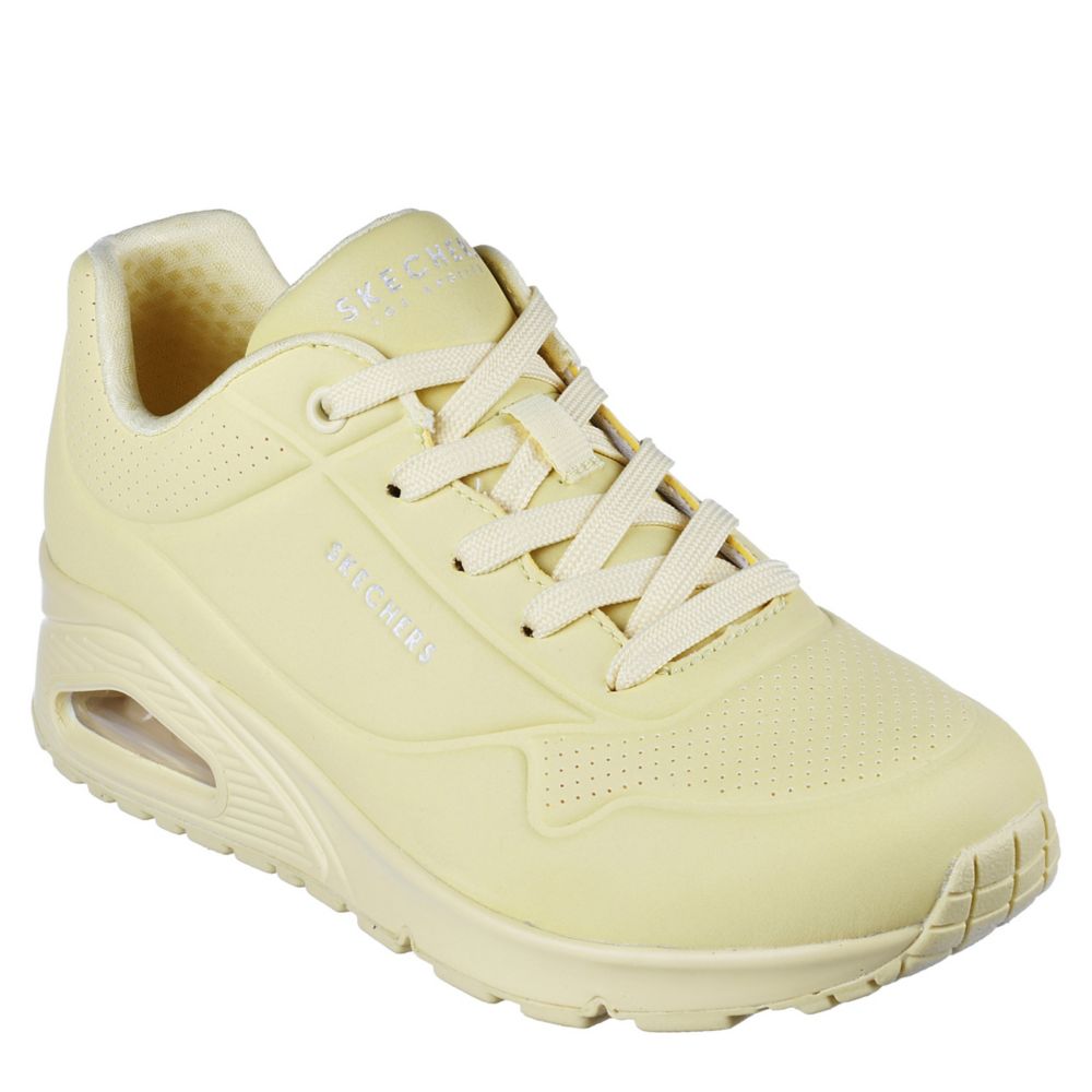 Yellow Skechers Womens Uno Sneaker | Casual | Rack Room Shoes