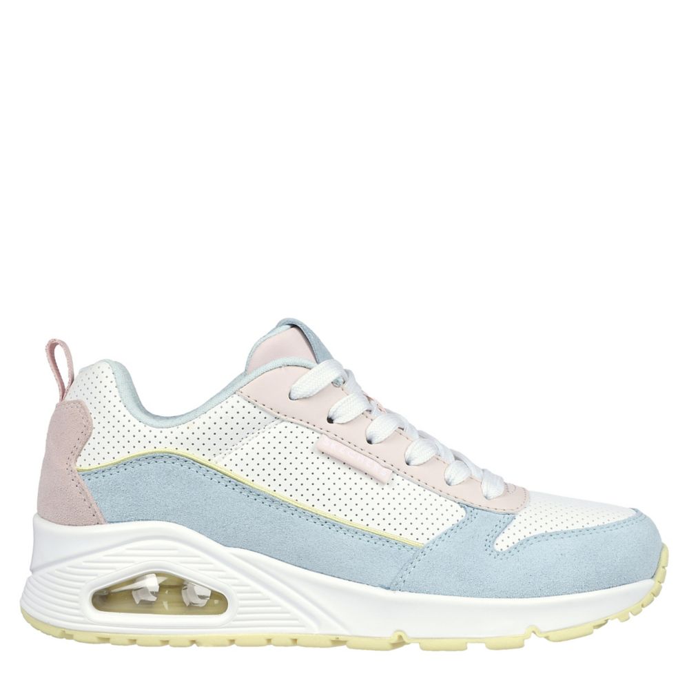 Skechers Womens Uno Sneaker - Light Blue