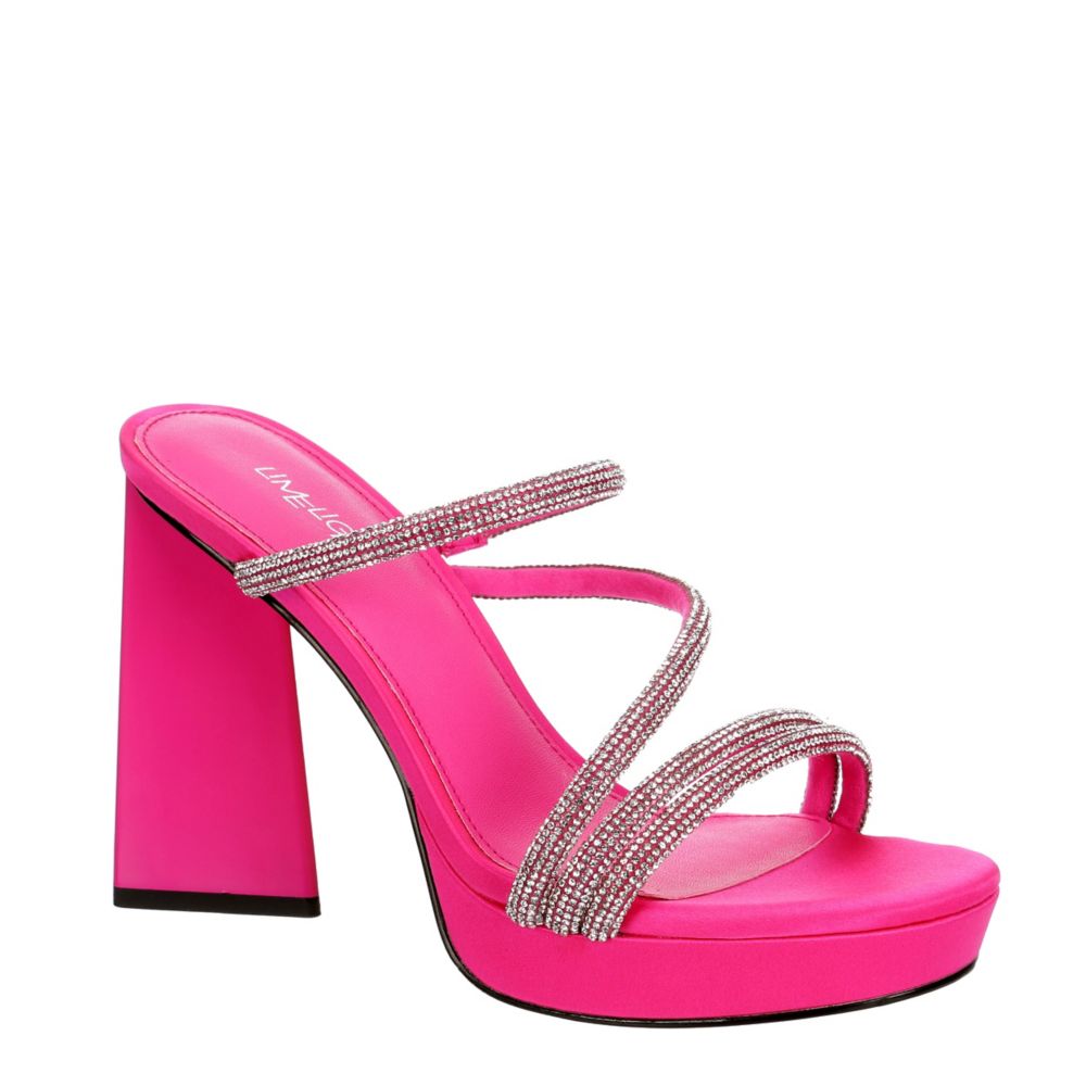 Fuschia Limelight Womens Leith Platform Sandal | Dress Shoes | Rack ...