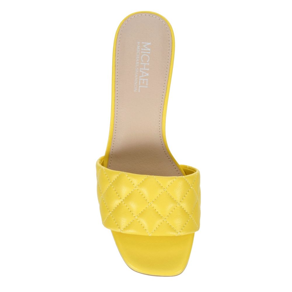 Color Pop Womens Riya Slide Sandal Michael By Michael Shannon
