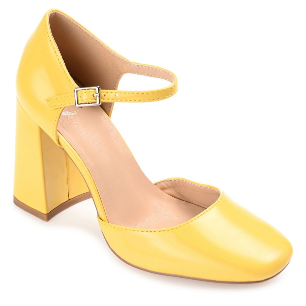 womens yellow casual shoes