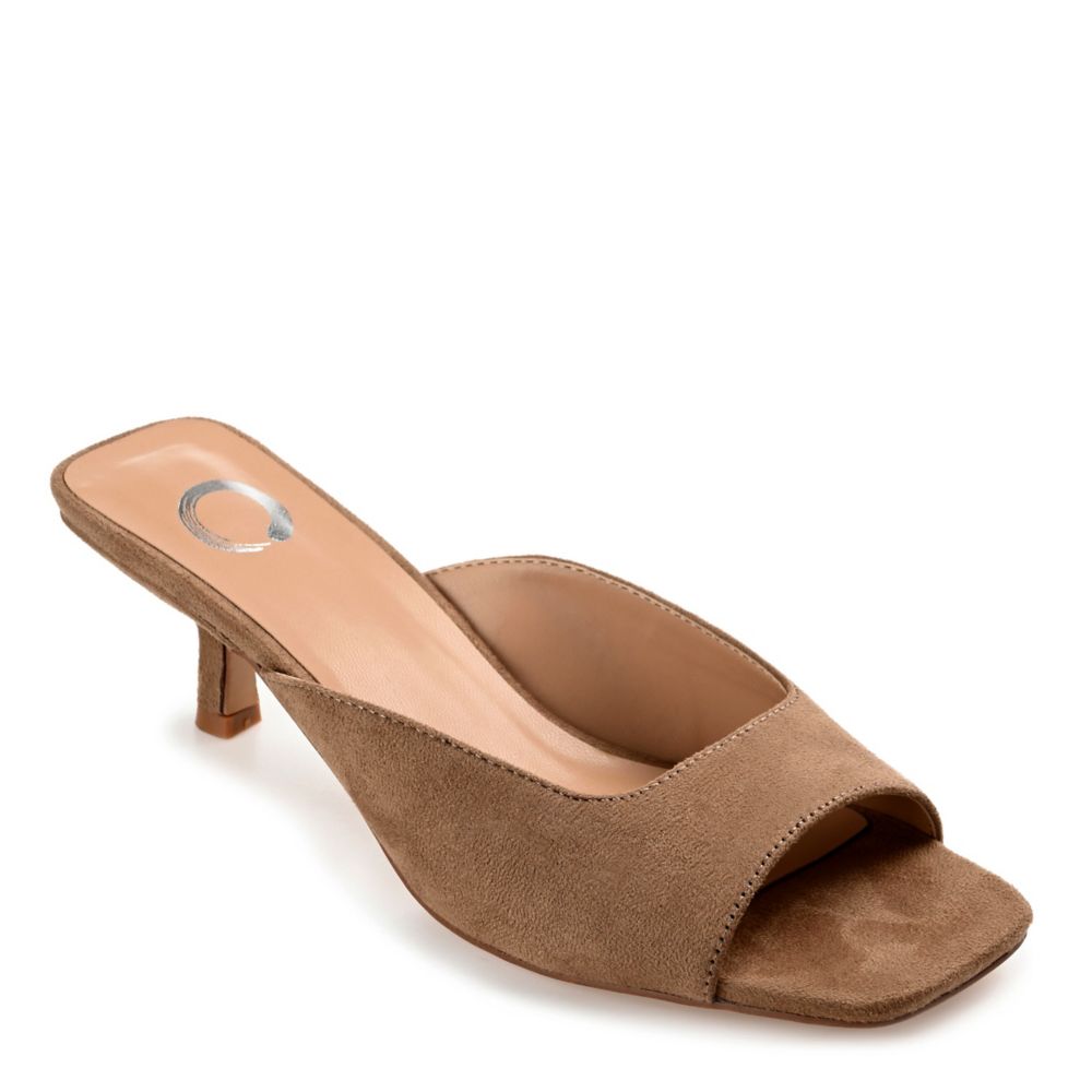 Taupe Journee Collection Womens Larna Sandal | Rack Room Shoes