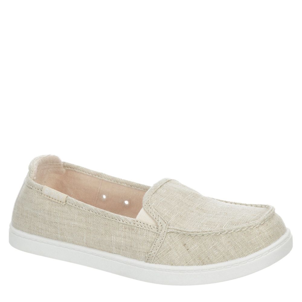 Natural Womens Minnow Slip On Sneaker, Roxy