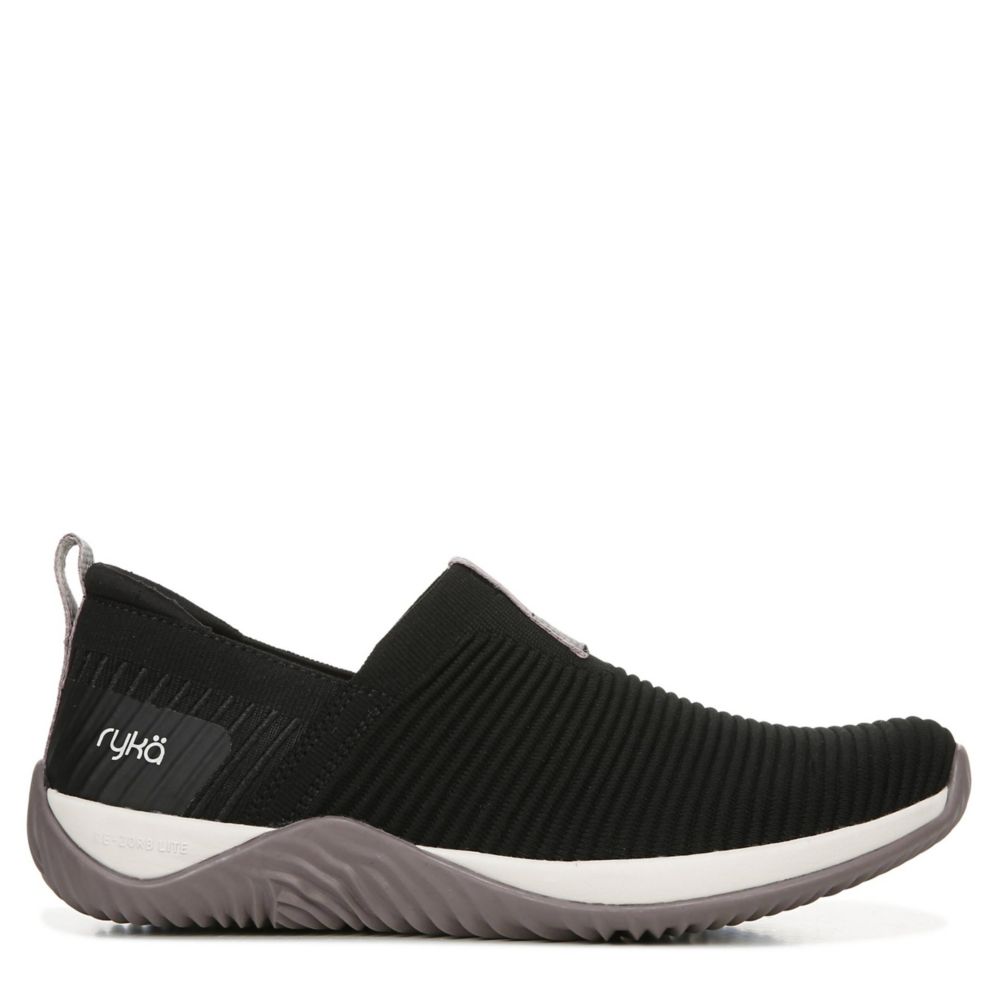 Women's Ryka, Echo Knit Slip-On Sneaker Grey 11 W