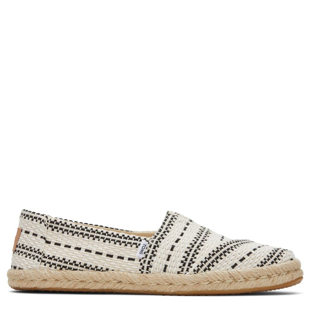 Toms Womens Alpargata Chunky Woven Rope Espadrille - Natural