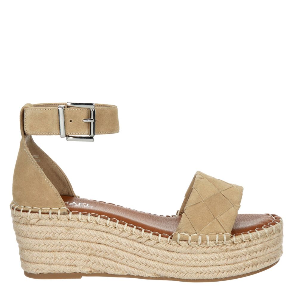 Tan Michael By Michael Shannon Womens Bridgette Wedge Sandal | Rack ...