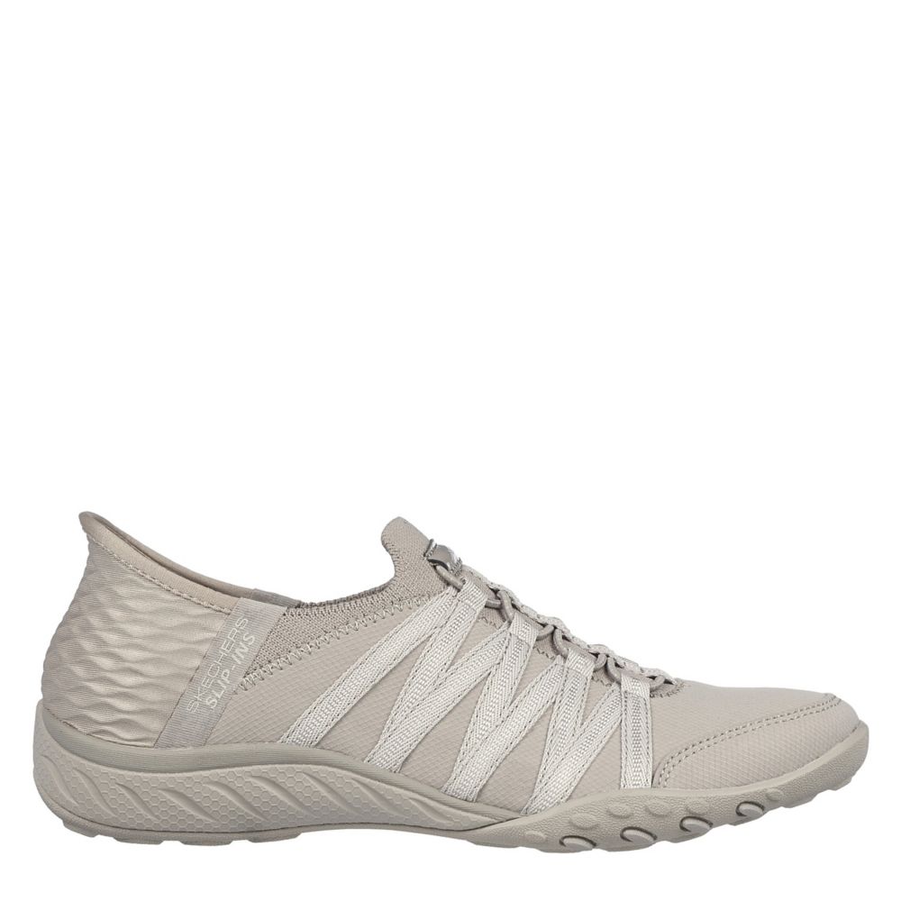 Op hvad som helst rækkevidde Taupe Skechers Womens Slip-ins Breathe Easy Roll With Me Sneaker | Casual  Shoes | Rack Room Shoes