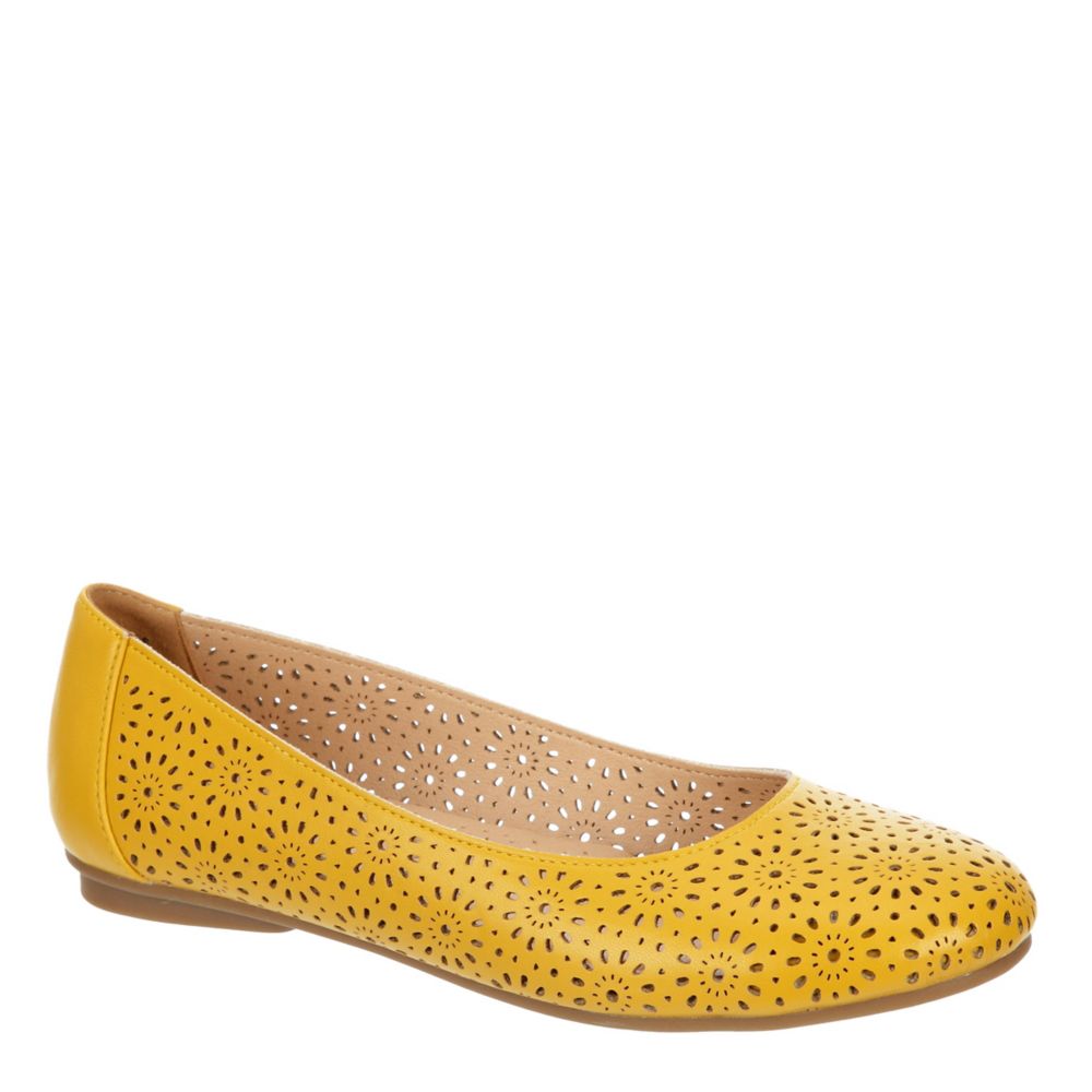 Yellow Mootsies Tootsies Womens Belva Flat | Color Pop | Rack Room Shoes
