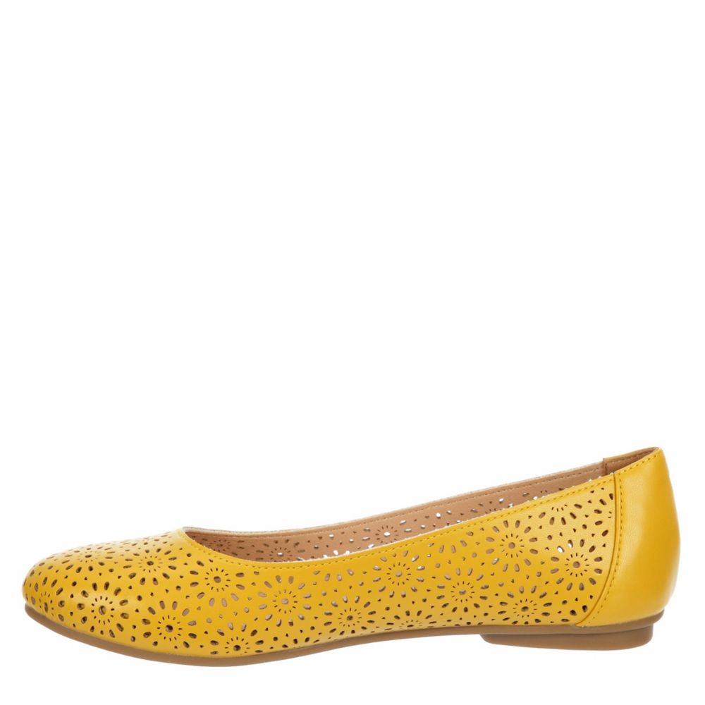 Yellow Womens Belva Flat | Mootsies Tootsies | Rack Room Shoes