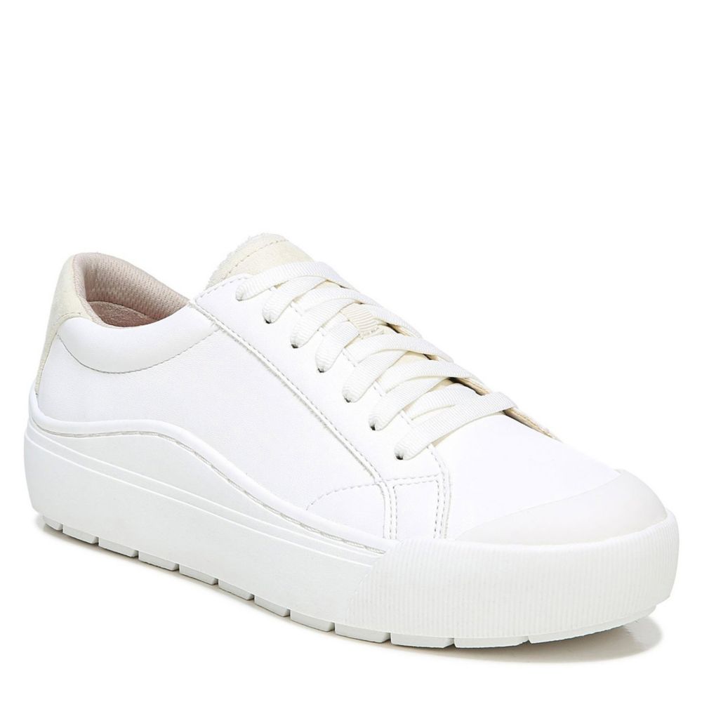 WHITE DR. SCHOLL'S Womens Time Off Sneaker