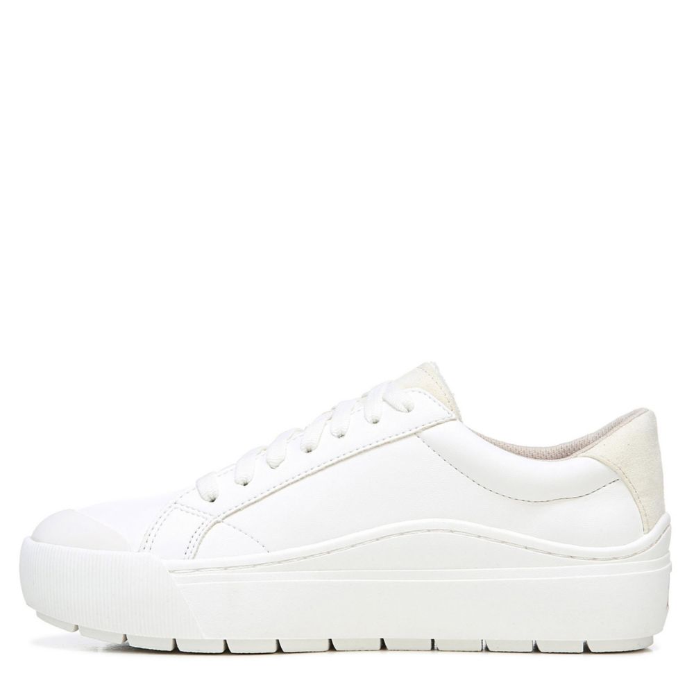 WHITE DR. SCHOLL'S Womens Time Off Sneaker