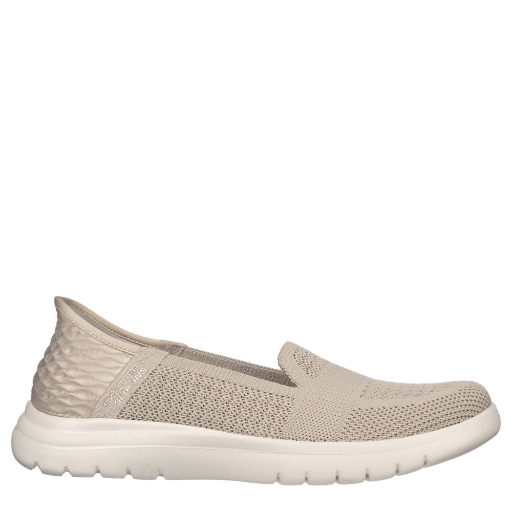 Taupe Skechers Womens Skechers Slip-ins Serene Sneaker | Shoes | Rack Room Shoes