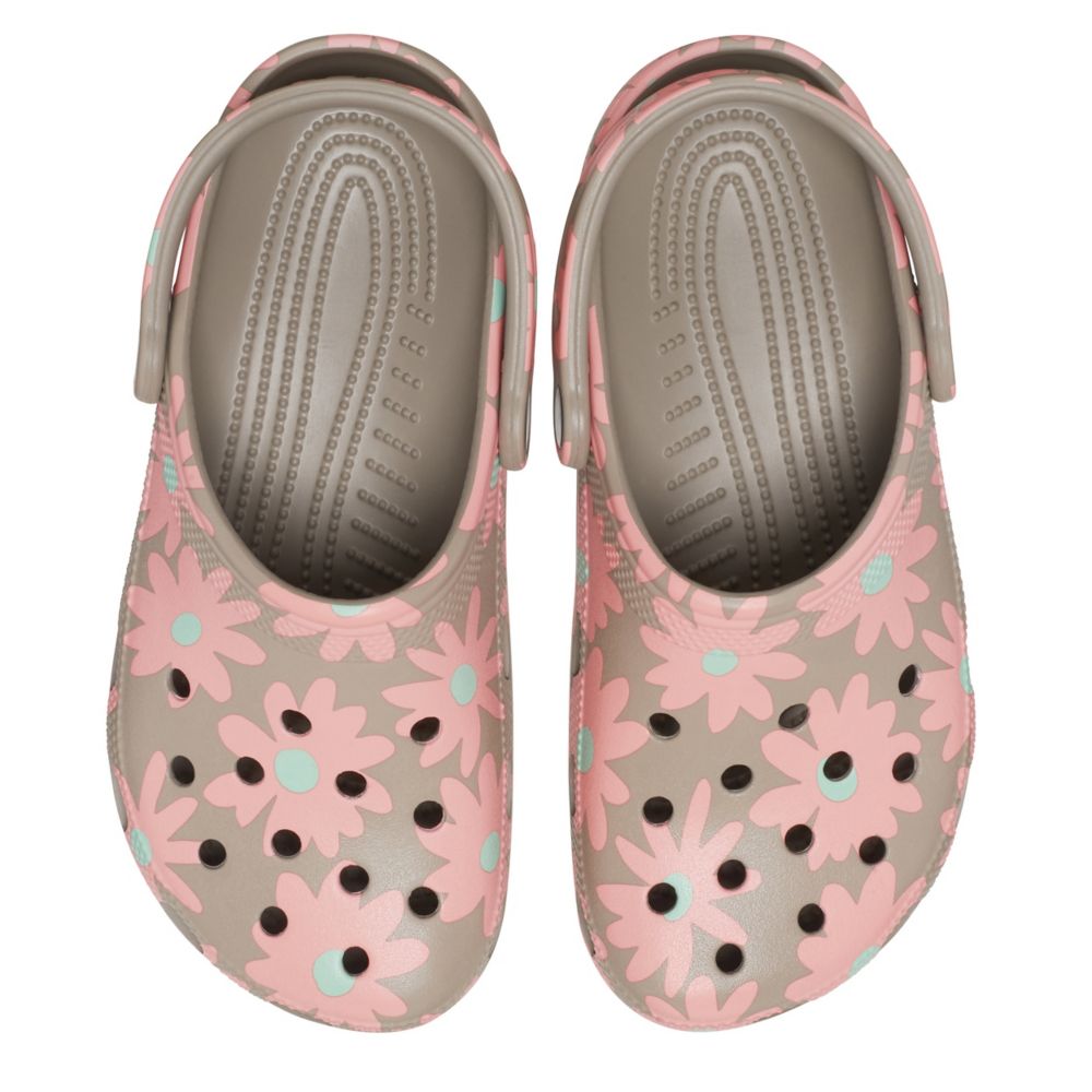 Womens shop floral crocs