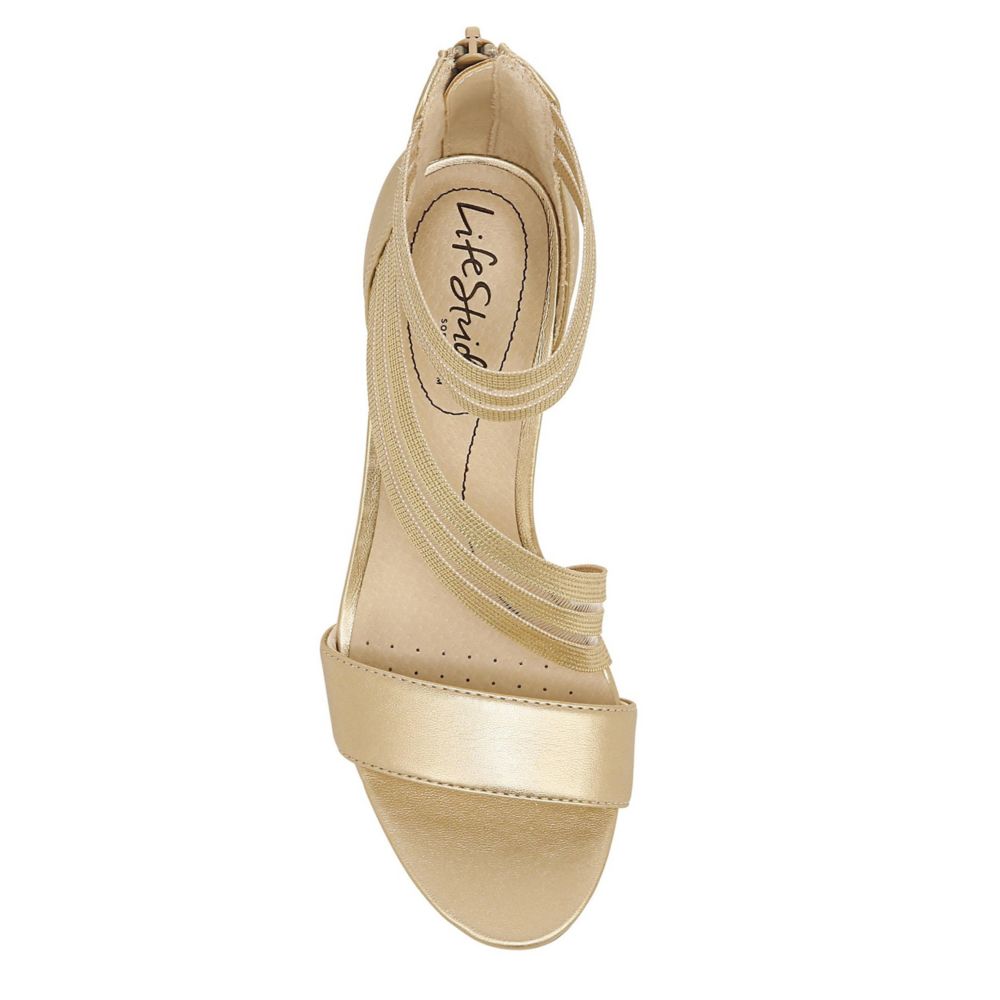 Gold Womens Mystique Sandal | Lifestride | Rack Room Shoes