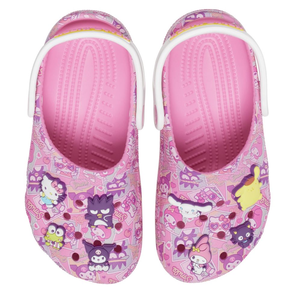 Multicolor Womens Hello Kitty Classic Clog, Crocs