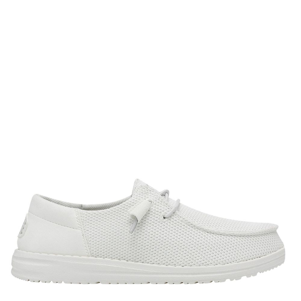 White Womens Wendy Funk Mono Slip On Sneaker, Heydude