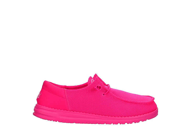 Bright Pink Heydude Womens Wendy Funk Mono Slip On Sneaker Bright Pink Heydude Womens Wendy Funk Mono Slip On Sneaker