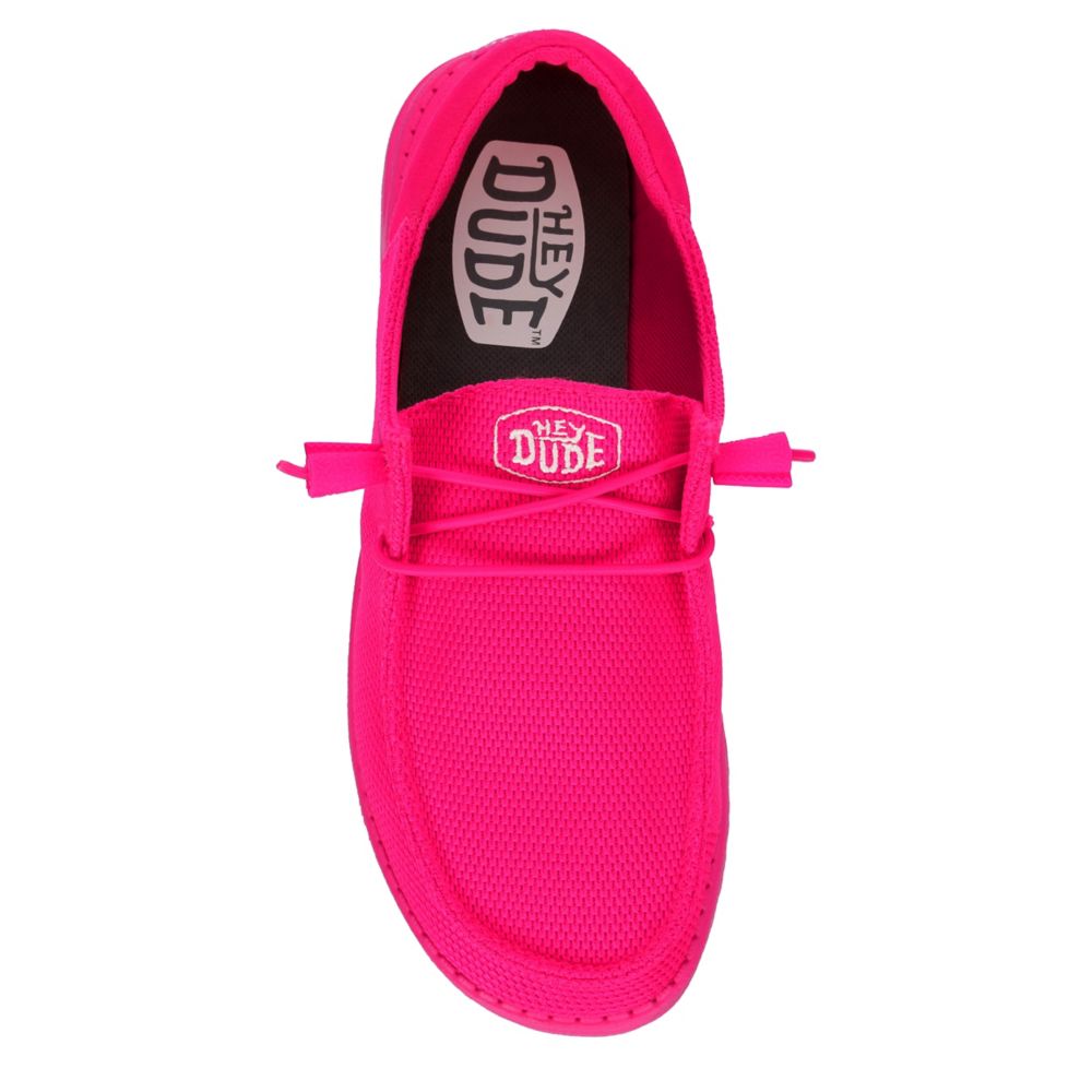 Pink hey dude on sale shoes