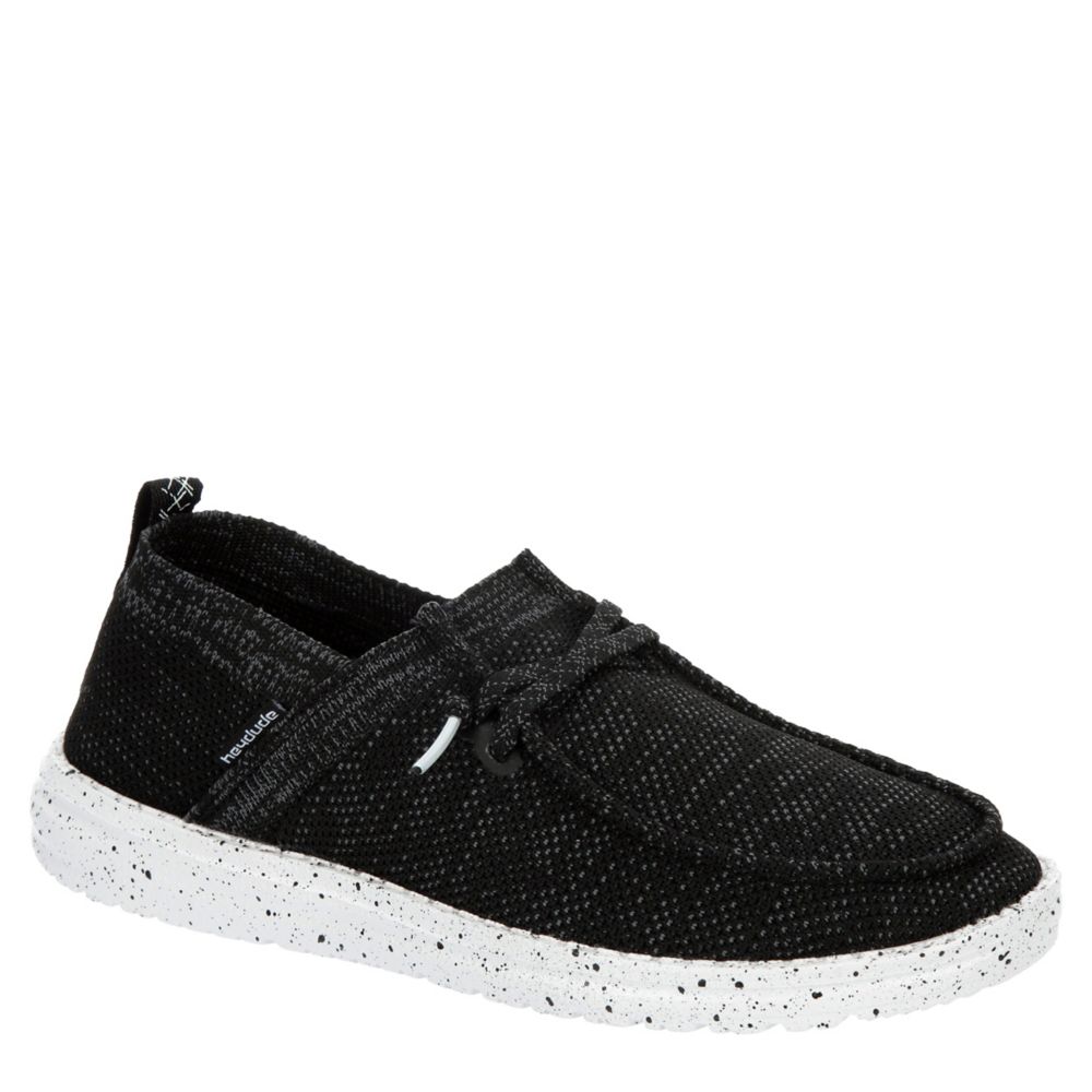 Black Womens Wendy Halo Slip On Sneaker, Heydude