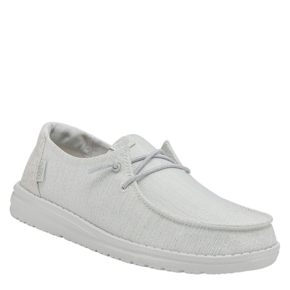 White hey sales dude shoes