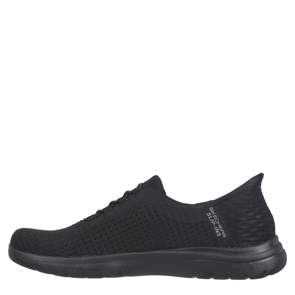 Black Womens Slip-ins On-the-go Flex Clever Sneaker, Skechers