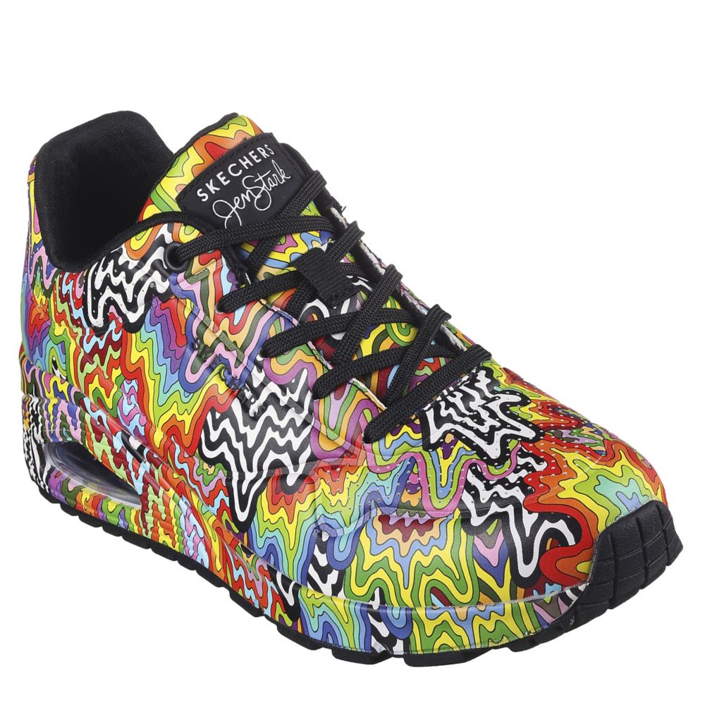 Multicolor Womens Jen Stark Uno Sneaker | Skechers | Rack Room Shoes