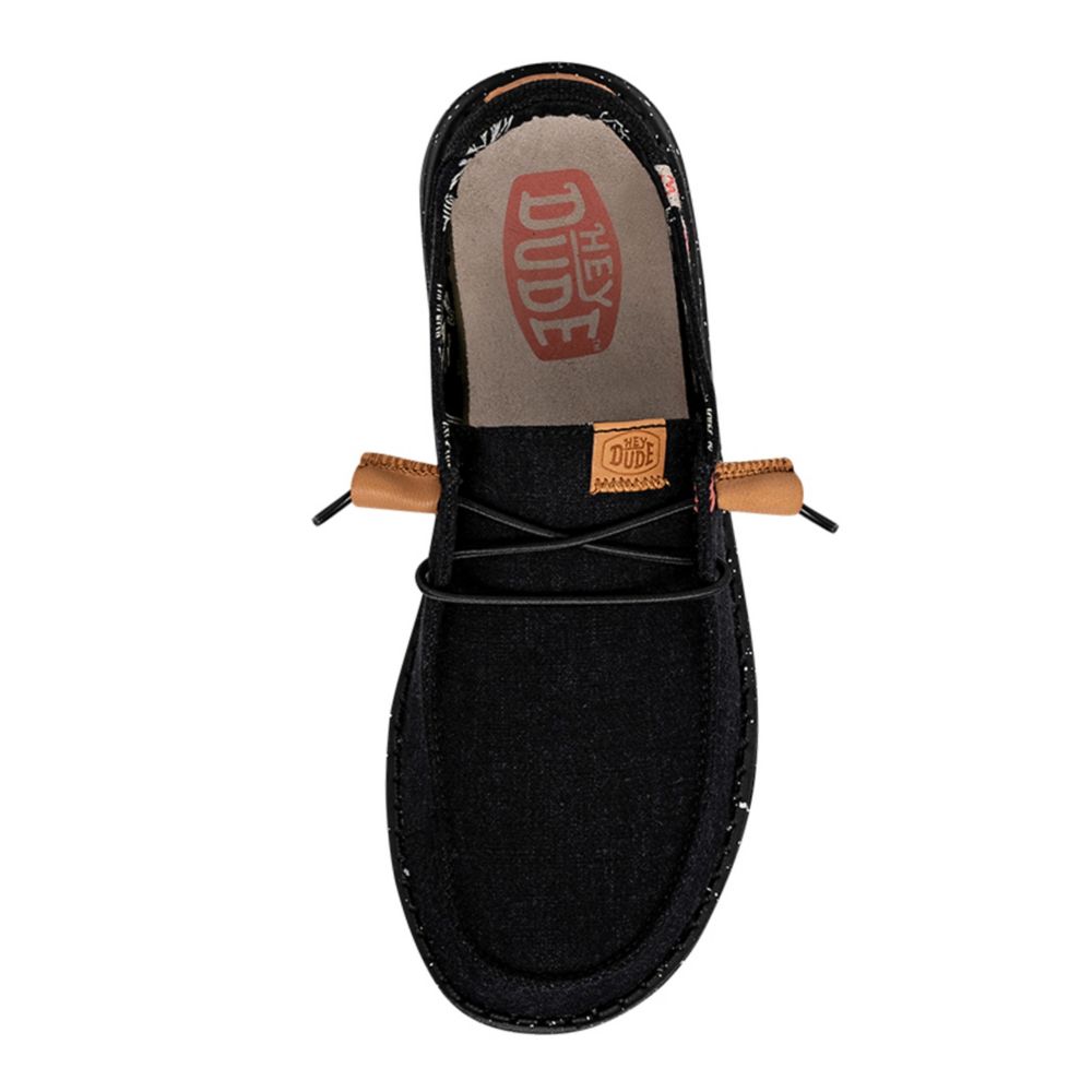 Black Womens Wendy Slip On Sneaker, Heydude