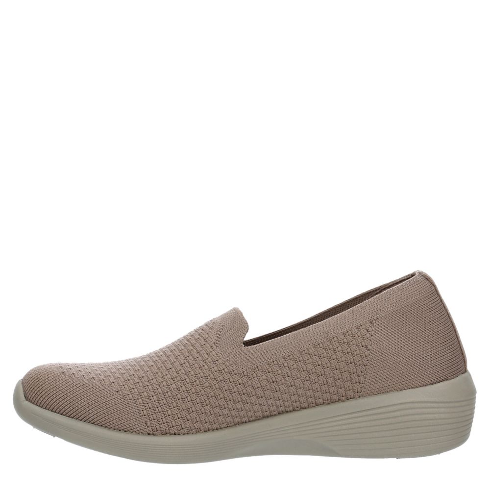 Dark Taupe Skechers Womens Arya Slip On | Rack Room Shoes