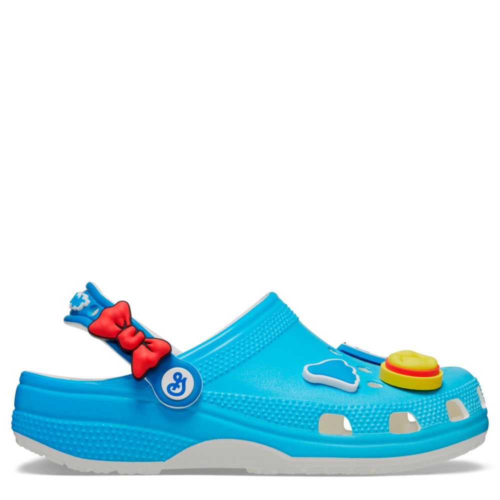 Blue Crocs Unisex Boo Berry Classic Clog Casual Shoes Rack Room Shoes