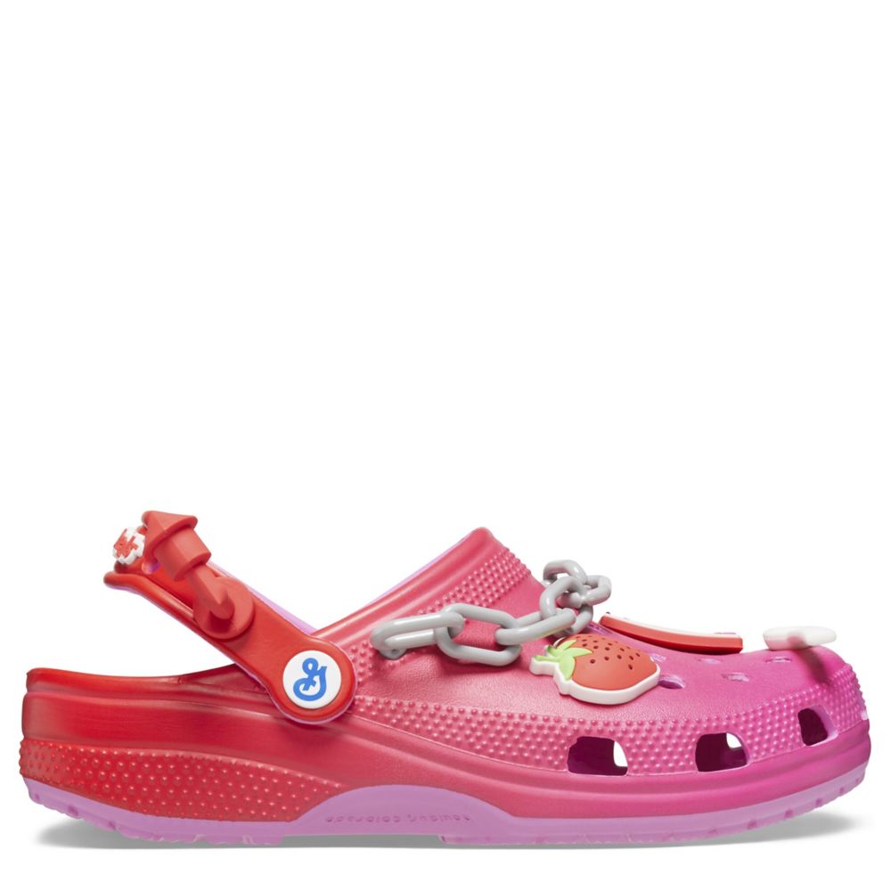 Fuschia Crocs Unisex Franken Berry Classic Clog Casual Shoes Rack