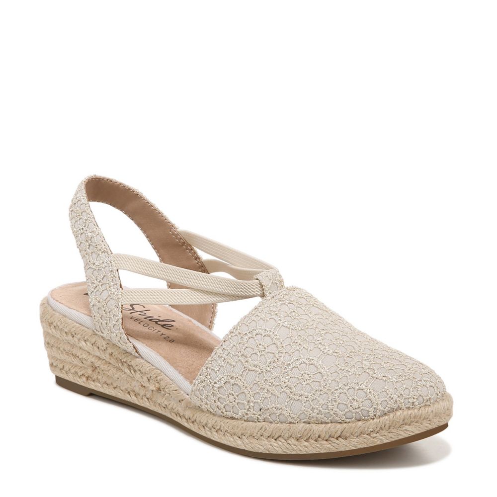 Beige Lifestride Womens Espadrille Wedges | Casual Shoes | Rack Room Shoes