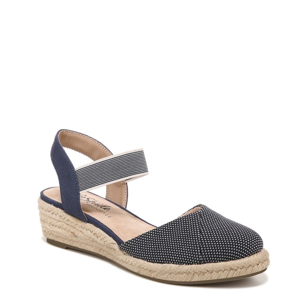 Navy Lifestride Womens Kimmie Wedge | Casual Shoes | Rack Room Shoes