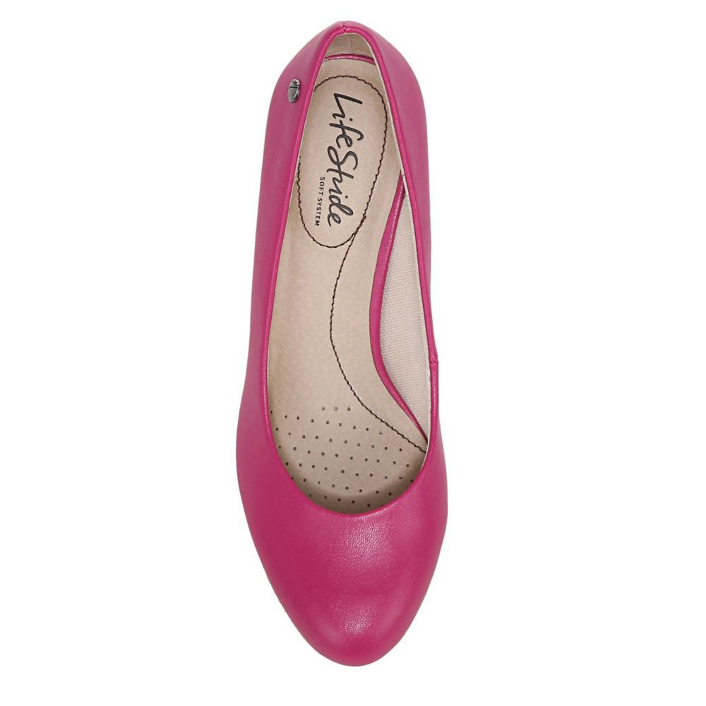 Bright Pink Lifestride Womens Parigi Pump Dress Shoes Rack Room Shoes