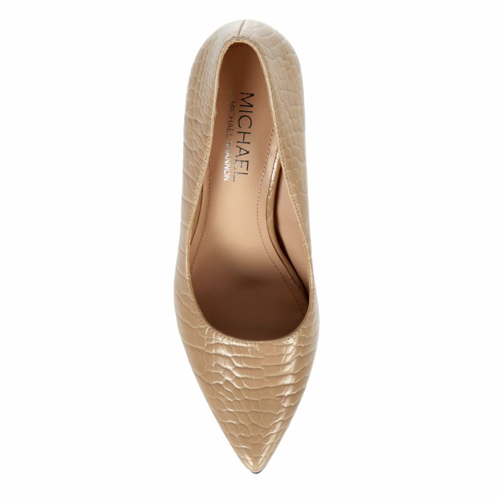 Escarpins Marrons Michael Shannon Taille US 8 – Talons Hauts, Occasion, Largeur Medium