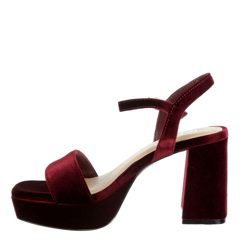 Wine Womens Ansley Platform Sandal | Limelight | Rack Room Shoes