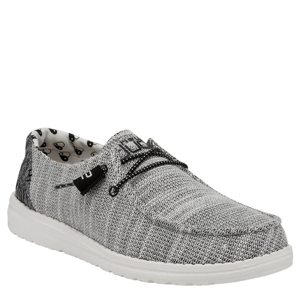 Grey Heydude Womens Wendy Knit Slip On Sneaker Rack Room Shoes