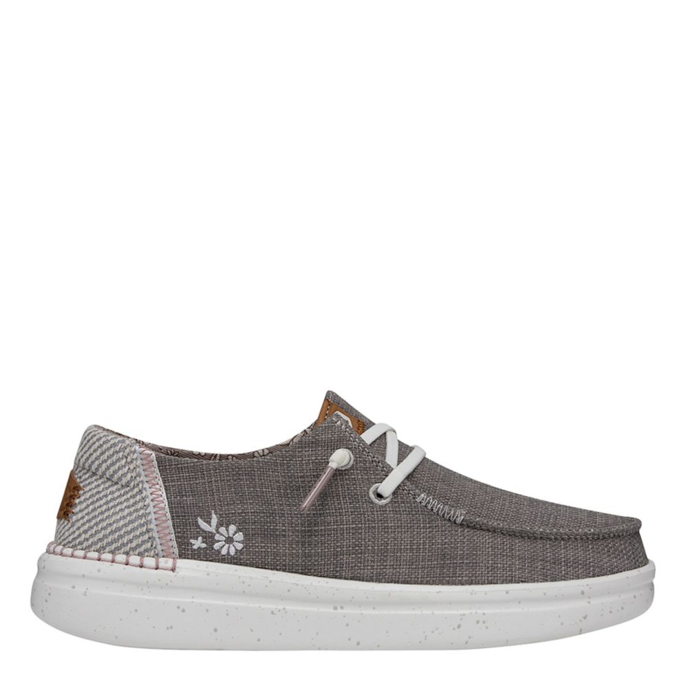 Grey Womens Wendy Rise Slip On Sneaker Heydude Rack Room Shoes