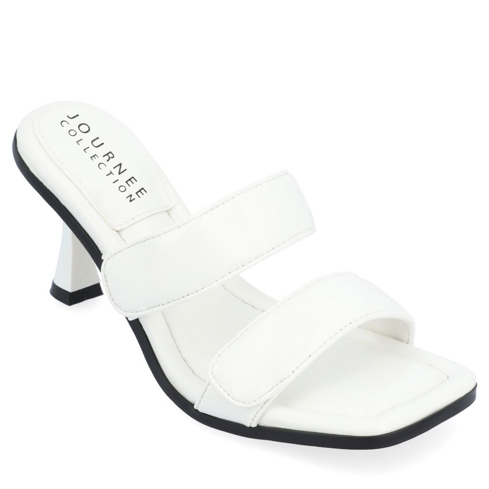 White Journee Collection Womens Elvina Sandal Dress Shoes Rack Room