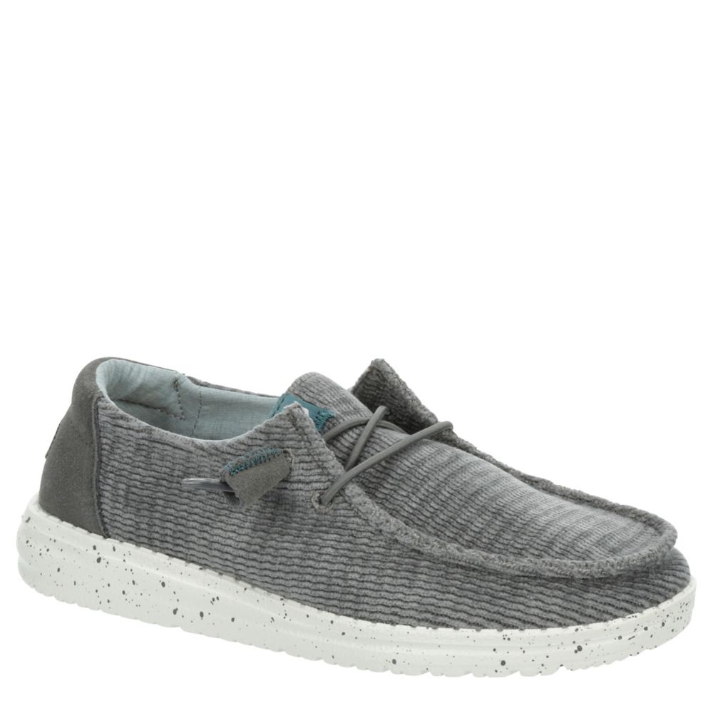 Grey Heydude Womens Wendy Corduroy Slip On Sneaker Rack Room Shoes