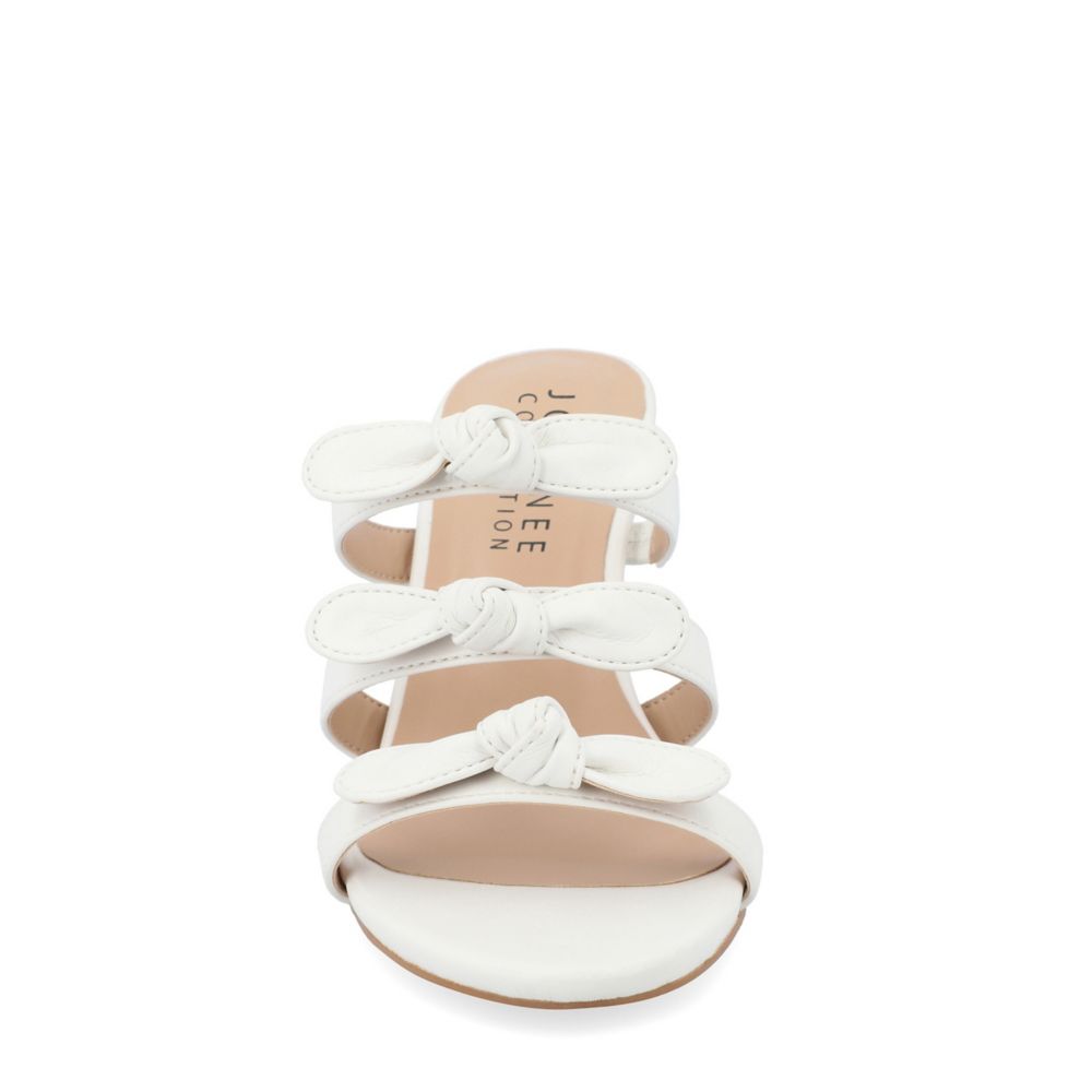 White Womens Kristina Sandal | Journee Collection | Rack Room Shoes