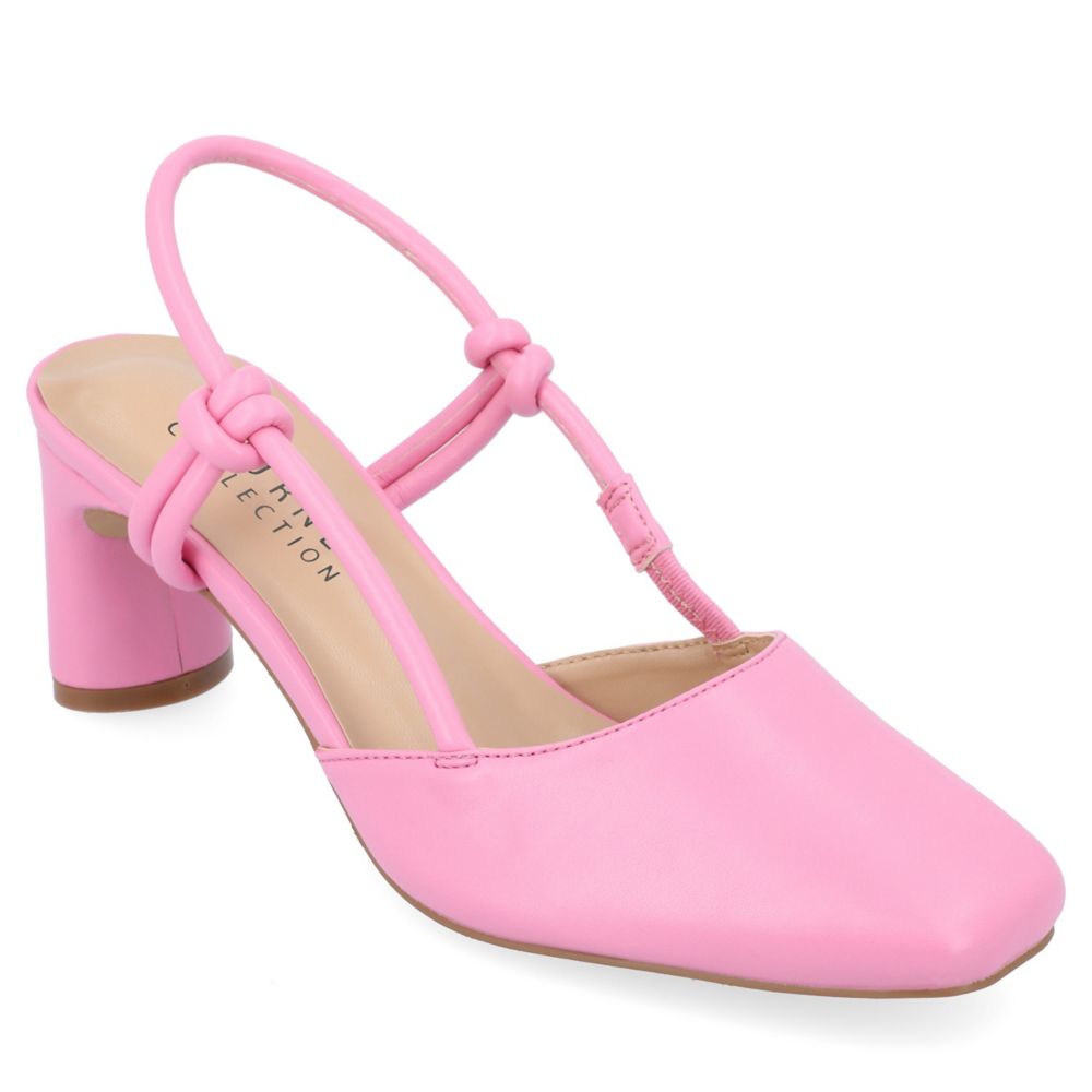 Pink Journee Collection Womens Margeene Pump | Dress Shoes | Rack Room ...