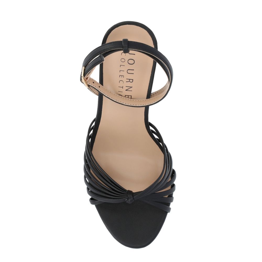 Black Journee Collection Womens Vanita Sandal | Rack Room Shoes