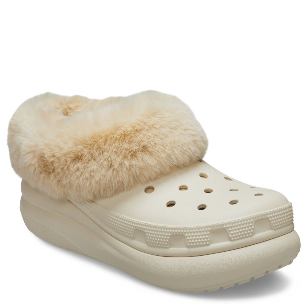 Shearling crocs online