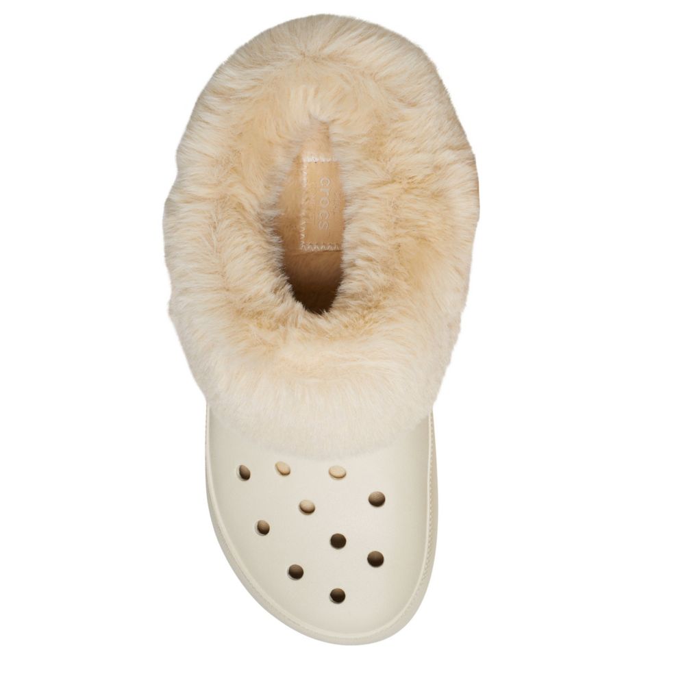 Bone Crocs Womens Furever Crush Lined Clog | Casual Shoes | Rack