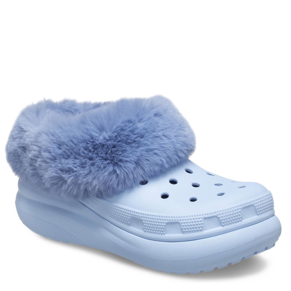 Pale Blue Womens Furever Crush Lined Clog Crocs Rack Room Shoes