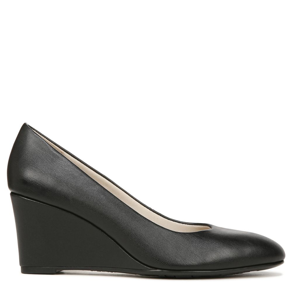 Black Lifestride Womens Gio Wedge Pump Rack Room Shoes