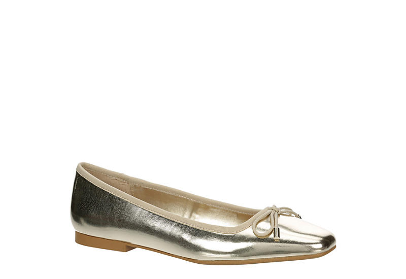 Gold Steve Madden Womens Steffie Flat | Casual Shoes | Rack Room Shoes