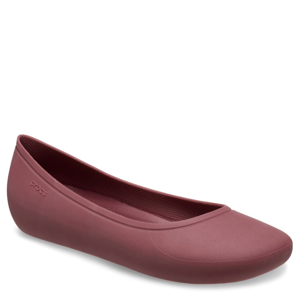 WOMENS BROOKLYN FLAT BURGUNDY