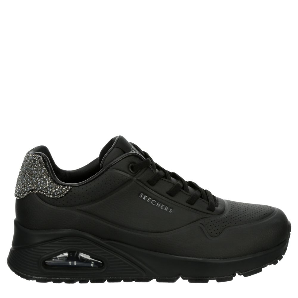 Grey Womens Uno Sneaker, Skechers