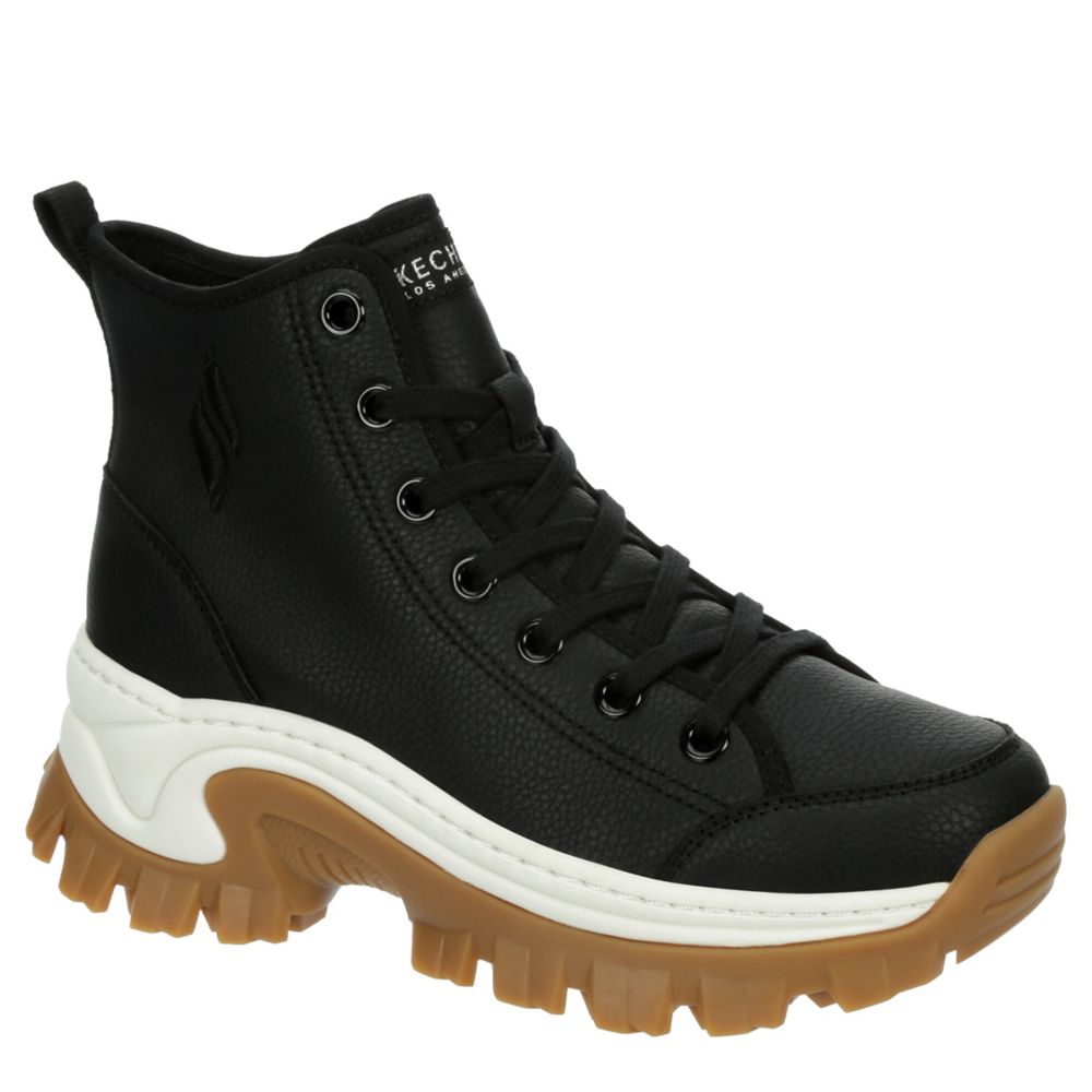 Skechers black 2024 high tops womens